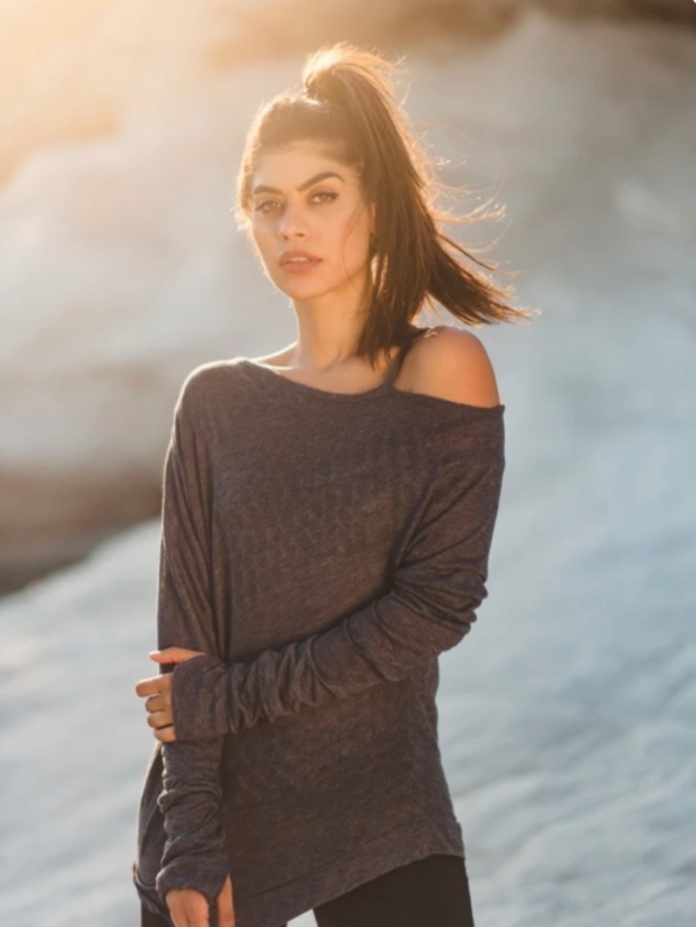 Off the shoulder shirt